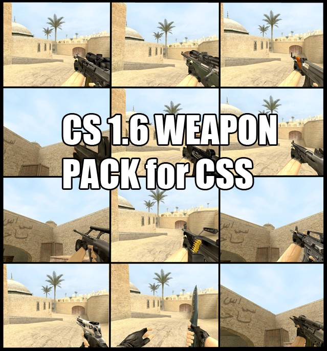 CS 1.6 Weapon Skin pack