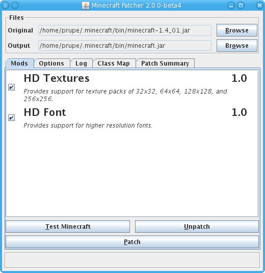 Скачать MCPatcher HD v3.0.2 [1.5.2] для майнкрафт