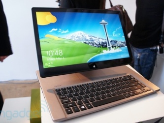 Acer выпустила необычный ноутбук Aspire R7