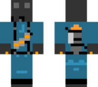 Скин Blue Pyro для minecraft